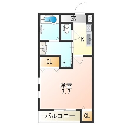 フジパレス三津屋Ⅲ番館の物件間取画像